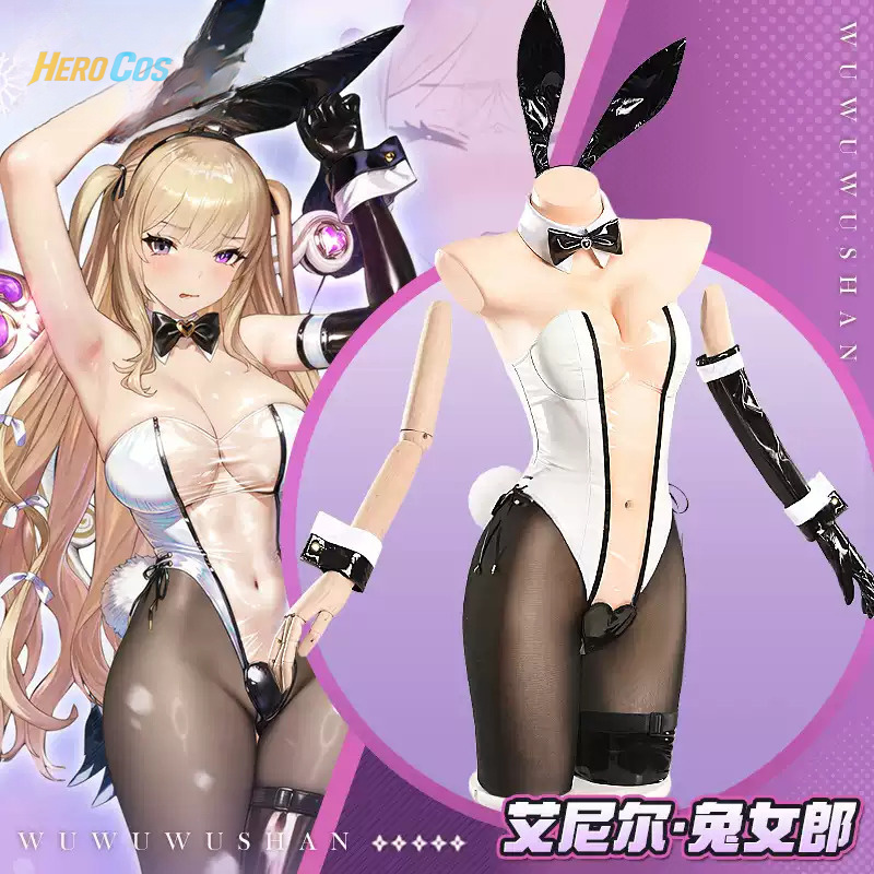 Anime Cosplay For Girls - Game Browndust2 Aynil Cosplay Costume Bunny