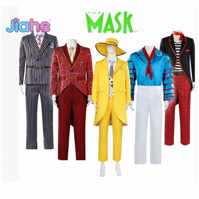 Anime Cosplay With Mask - Jim Carrey Stanley Ipkiss Movie The
