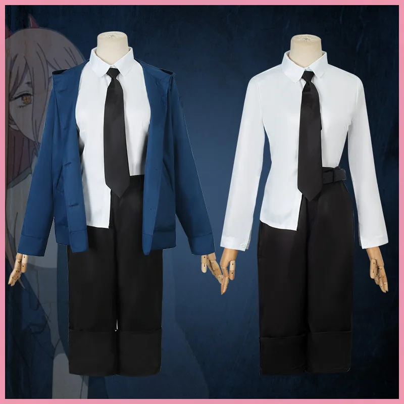 Chainsaw Man Cosplay - Power Cosplay Chainsaw Man Costume Blue