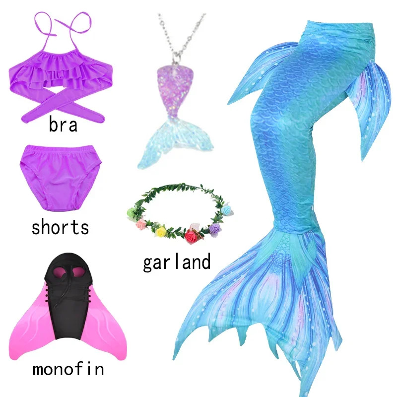 2026 Kids Mermaid Tail Girls F - Anime Cosplay Little Girl recension och pris