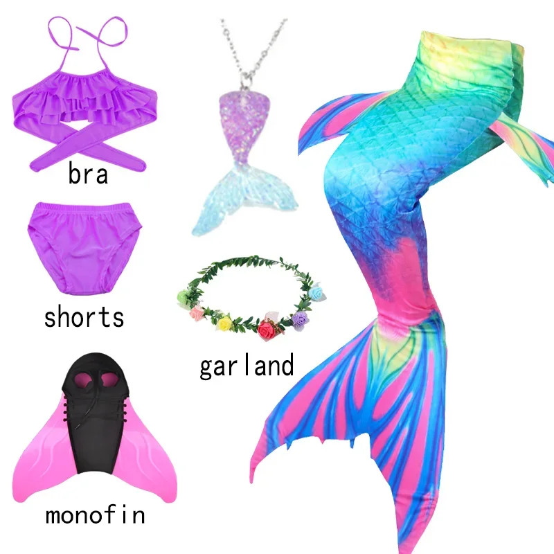 2026 Kids Mermaid Tail Girls F - Anime Cosplay Little Girl recension och pris