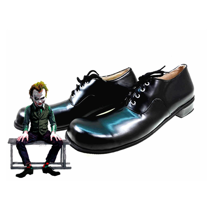 34cm Leather Anime Clown Shoes - Anime Cosplay For Black Guys recension och pris