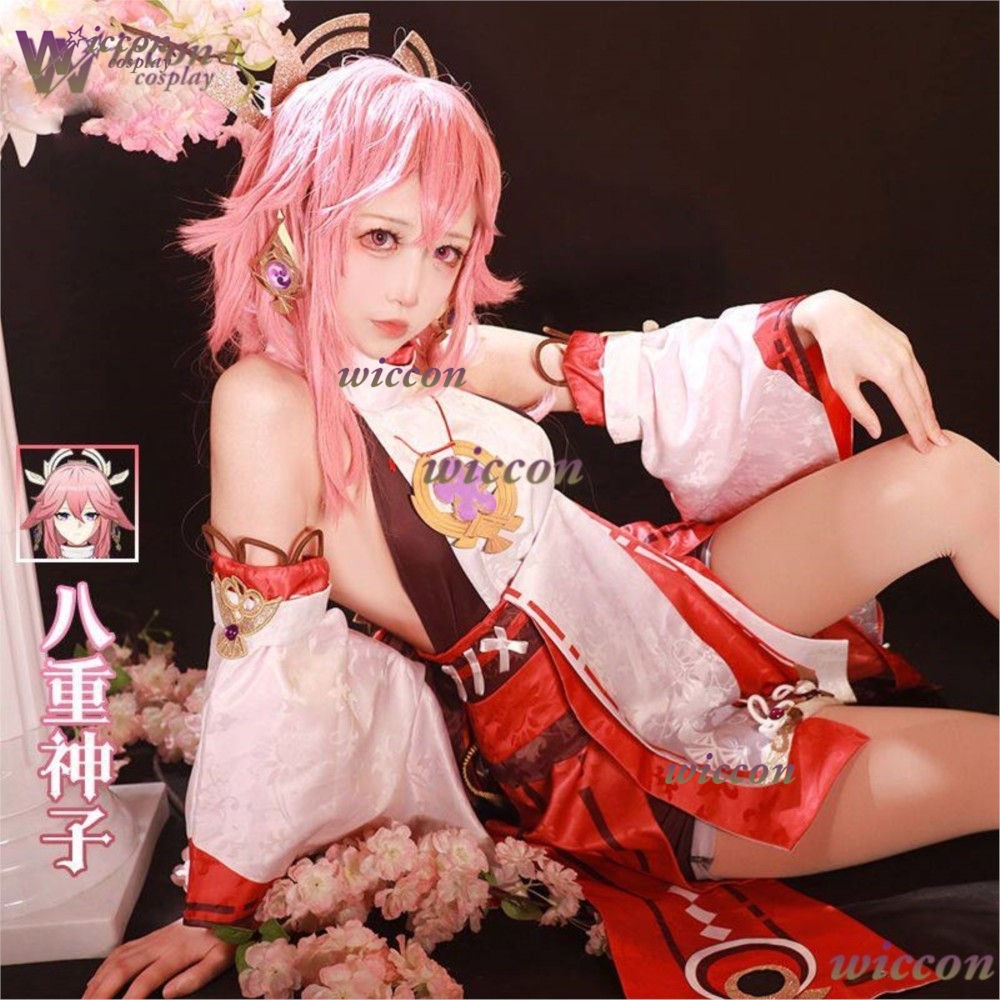 KospLAY Anime Genshin Impact Y - Cosplay Anime Yae Miko recension och pris
