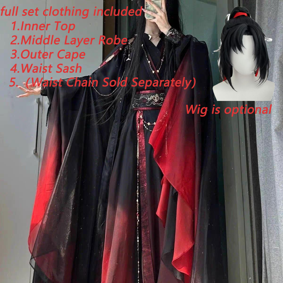 Unisex Ancient Chinese Xianxia - Anime Cosplay Show recension och pris