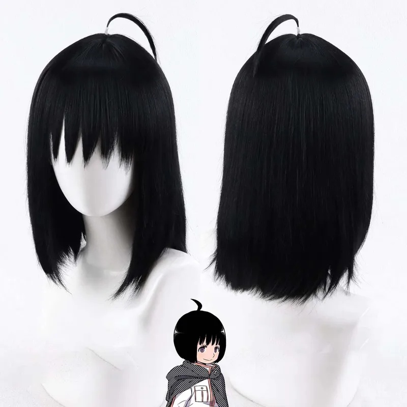 Le Cool Women Anime World Trig - Cosplay Anime Black Hair recension och pris
