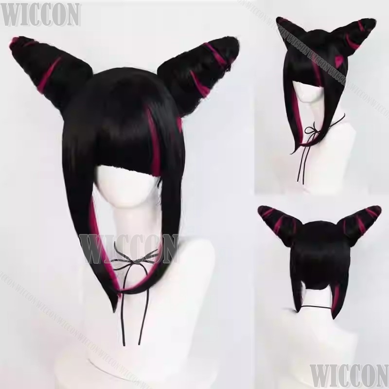 Kiriko Juri Game Han Over Cosp - Cosplay Anime Black Hair recension och pris