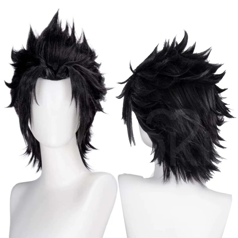 Le Cool Men Zackk Fair Cosplay - Cosplay Anime Black Hair recension och pris