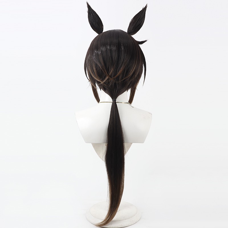 Umamusume Pretty Derby Stay Go - Anime Cosplay Long Black Hair recension och pris