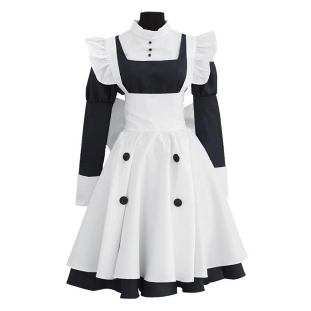 2025 Meyrin Maid Uniform for W - Anime Cosplay Black Girl recension och pris