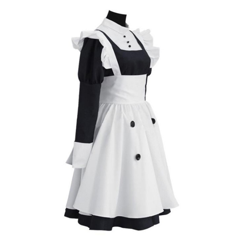2025 Meyrin Maid Uniform for W - Anime Cosplay Black Girl recension och pris