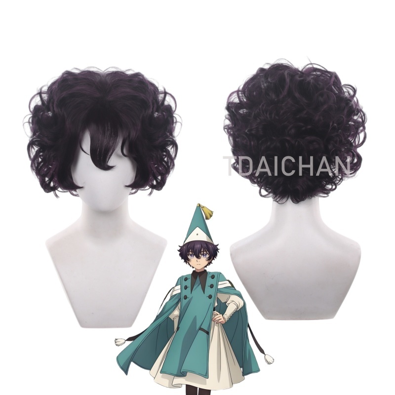 Witch Hat Atelier Agott Akrome - Cosplay Anime Black Hair recension och pris