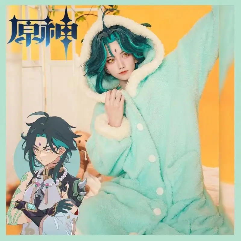 Anime Pajamas Set Zhongli Xiao - Cosplay Anime Yae Miko recension och pris