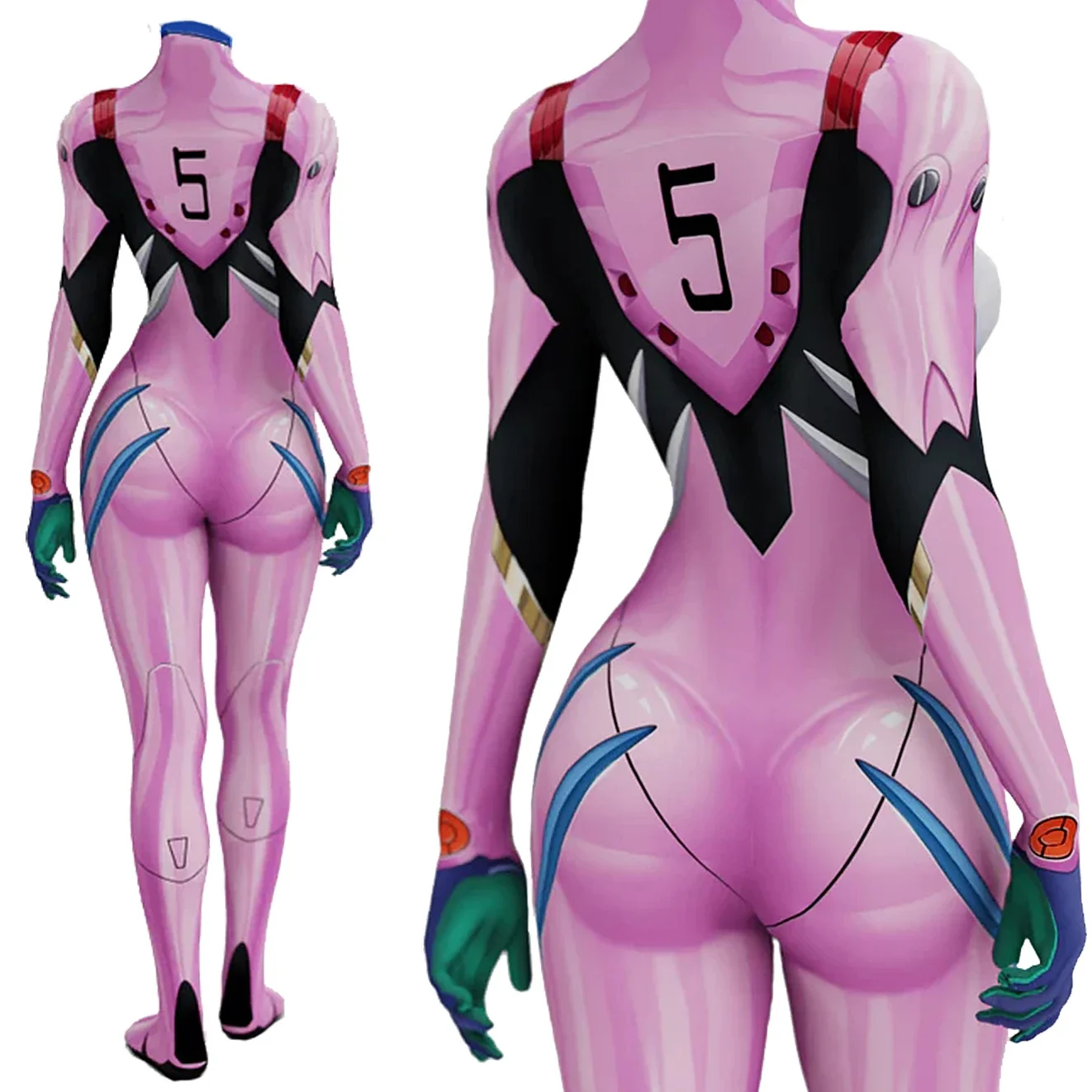Anime EVA 05 Makinami Cosplay  - Anime Cosplay For Girls recension och pris