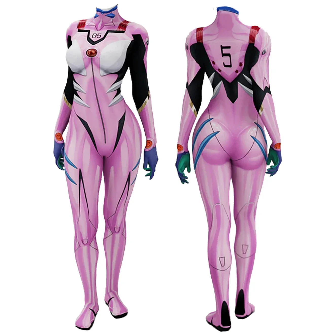 Anime EVA 05 Makinami Cosplay  - Anime Cosplay For Girls recension och pris