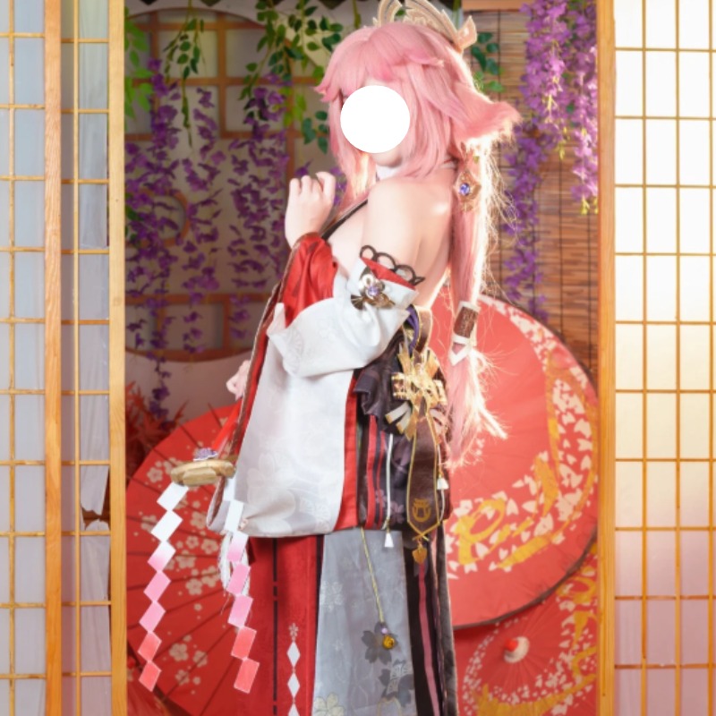 Yae Miko Genshin Impact Cospla - Cosplay Anime Yae Miko recension och pris