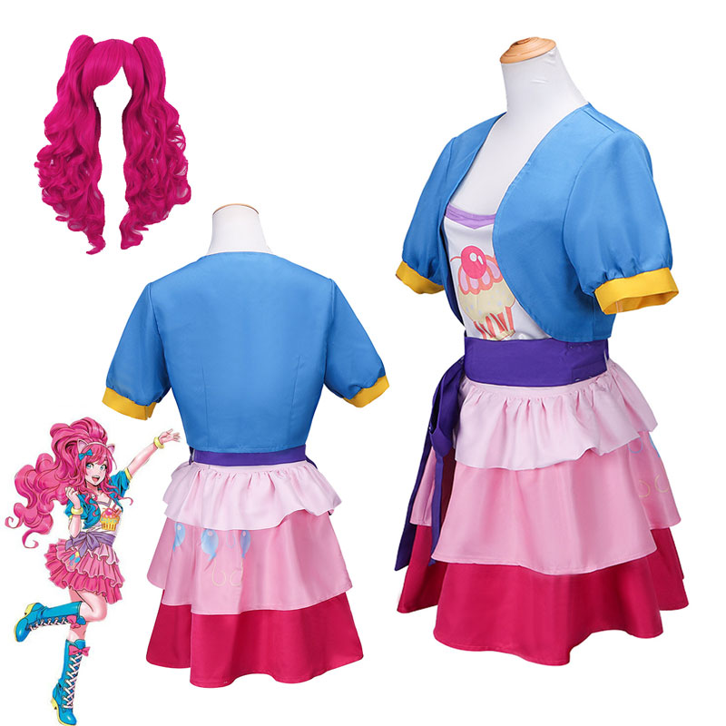 Anime Little Pony Pinkie Pie C - Anime Cosplay Little Girl recension och pris