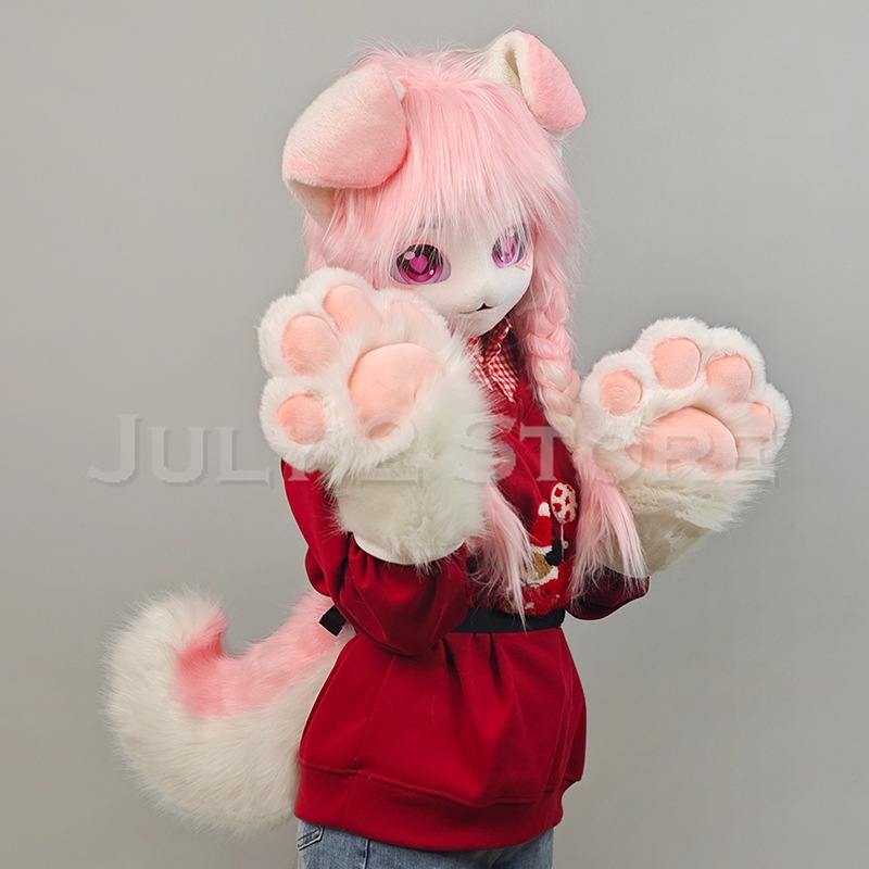 July 2 Store Fursuit Head Kigu - Anime Cosplay With Mask recension och pris