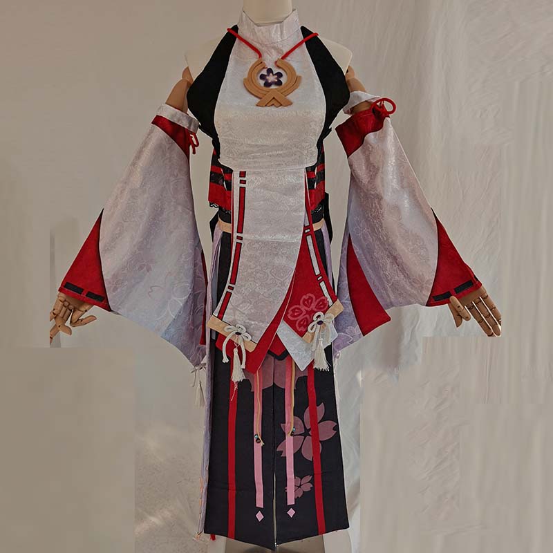 Yae Miko Full Set Guuji Yae Co - Cosplay Anime Yae Miko recension och pris
