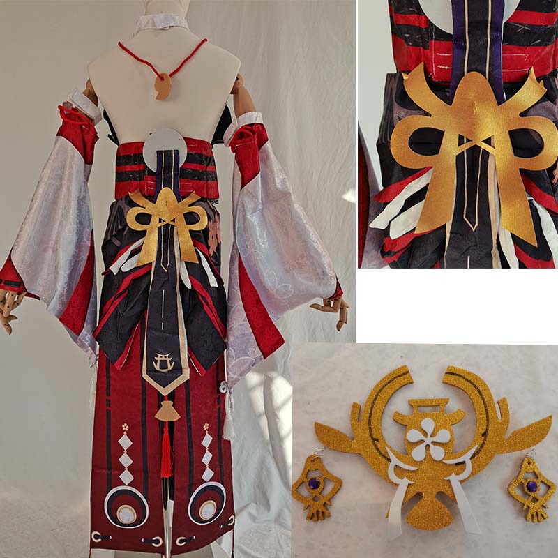 Yae Miko Full Set Guuji Yae Co - Cosplay Anime Yae Miko recension och pris
