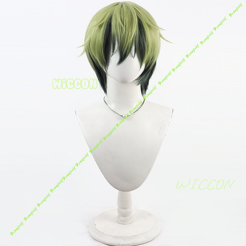 Naoya Zenin Cosplay Wig Green  - Cosplay Anime Black Hair recension och pris